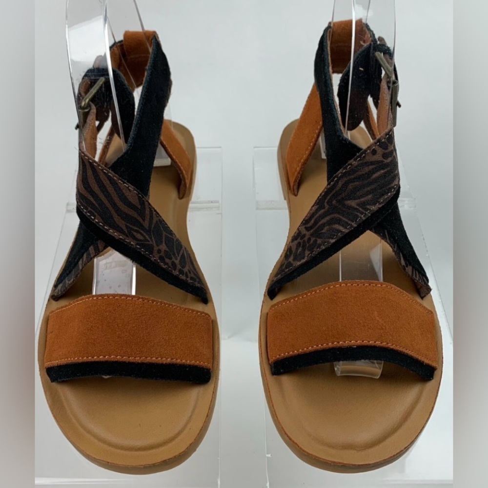 TOMS Sidney Flat Sandals | NWOT | Sz 6.5